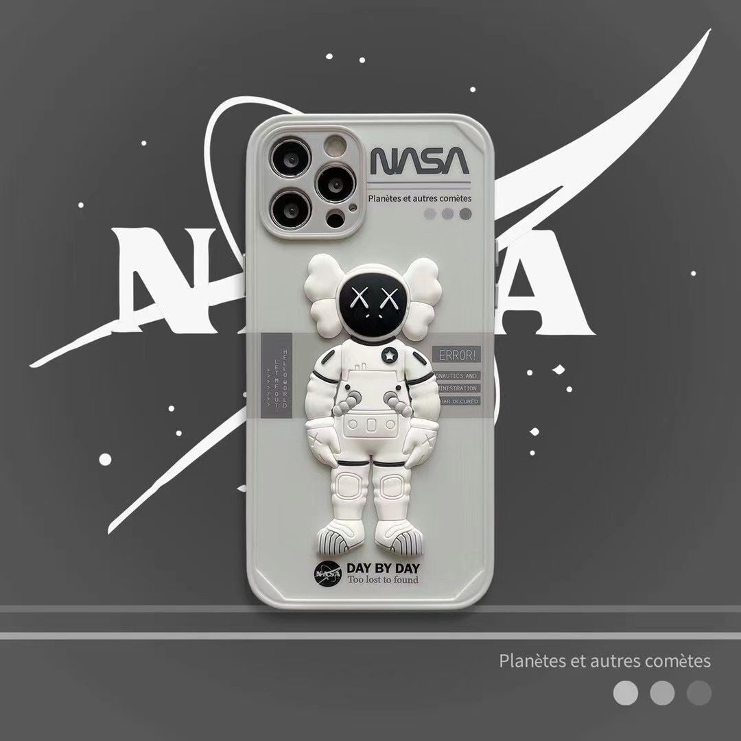Ốp silicone chống sốc hình phi hành gia NASA thời trang cho IPhone 12pro max 12mini 11Pro Max XS Max XR SE 2020 7 8 Plus | BigBuy360 - bigbuy360.vn