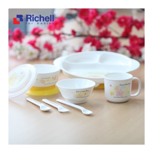 [CHÍNH HÃNG] BỘ ĂN DẶM LO 9 MÓN RICHELL NHẬT BẢN