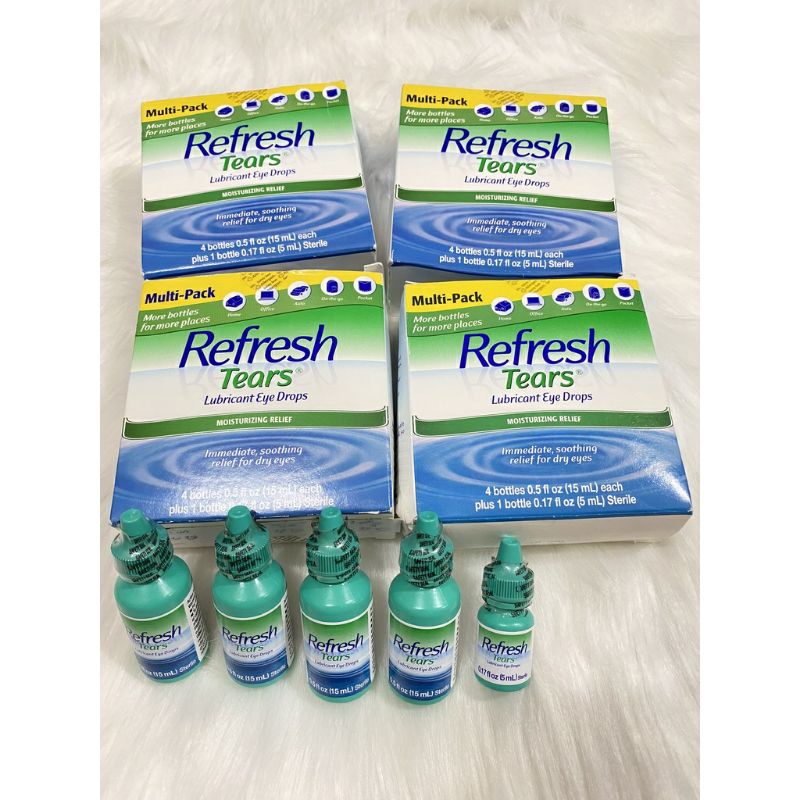 [Date 12/24] Nước nhỏ mắt, nước mắt nhân tạo Refresh Plus Lubricant Ey