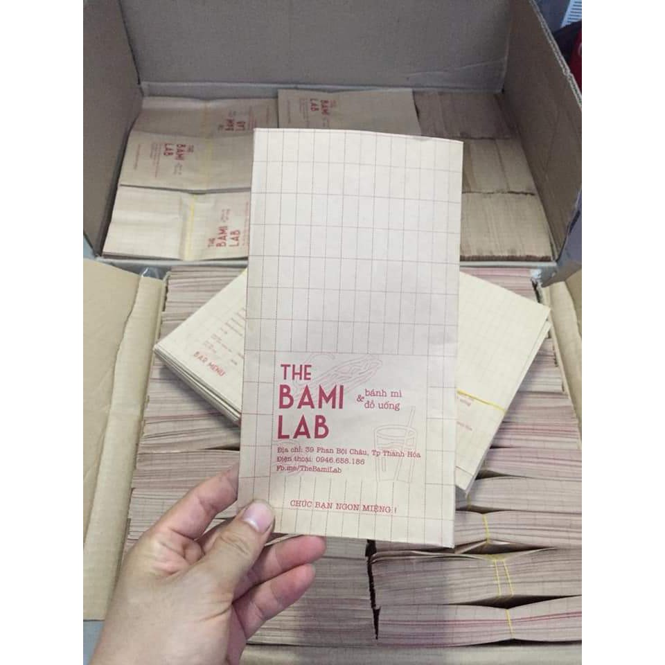 IN BAO ĐỰNG BÁNH MÌ Sản phẩm in theo yêu cầu In Bạch Dương