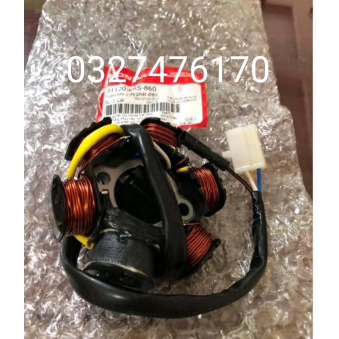 Cuộn lửa phát điện xe WAVE thái, Alpha, FUTURE 1, DREAM... zin