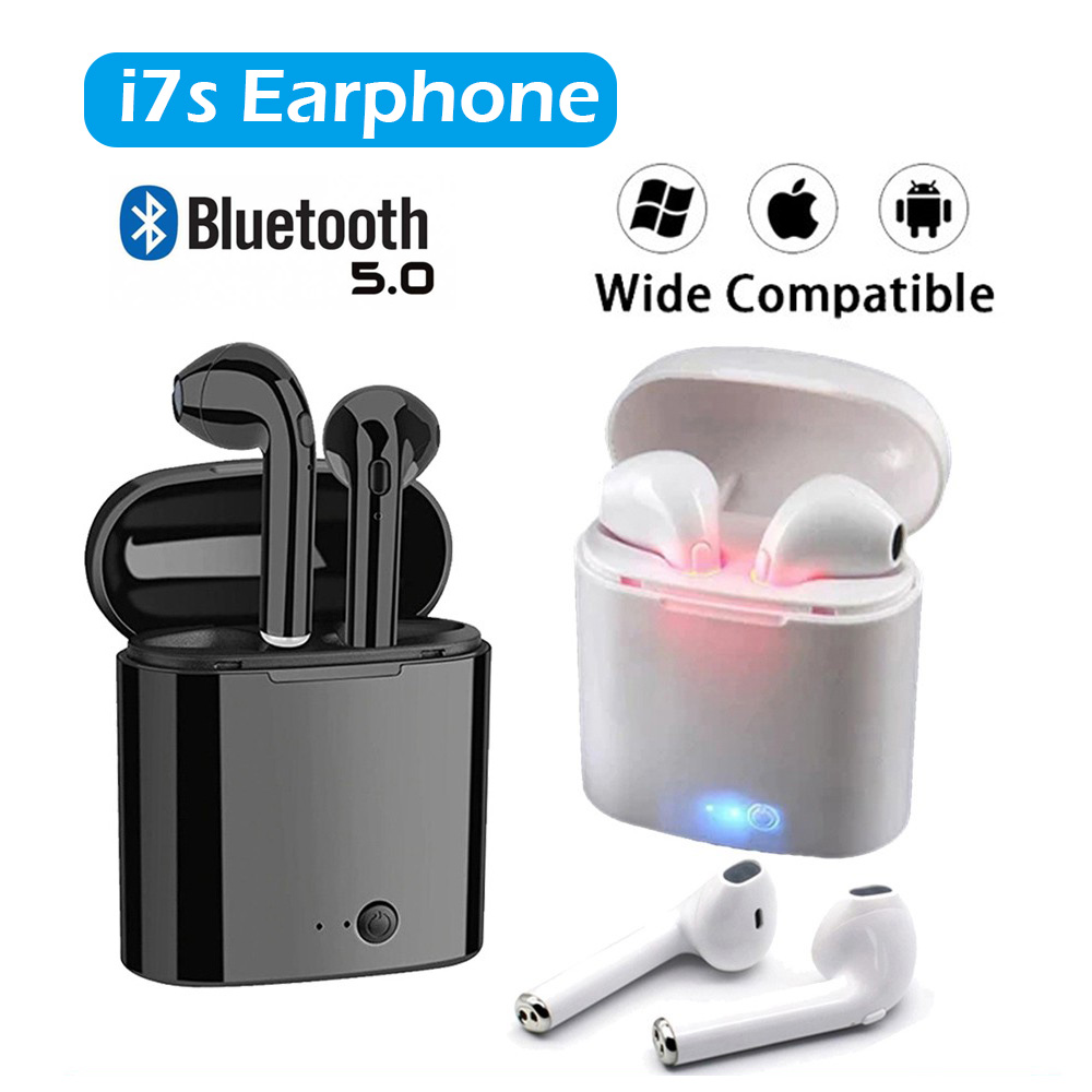 Tai nghe Bluetooth không dây i7s-Tws loại 2 kèm hộp sạc âm thanh cực hay