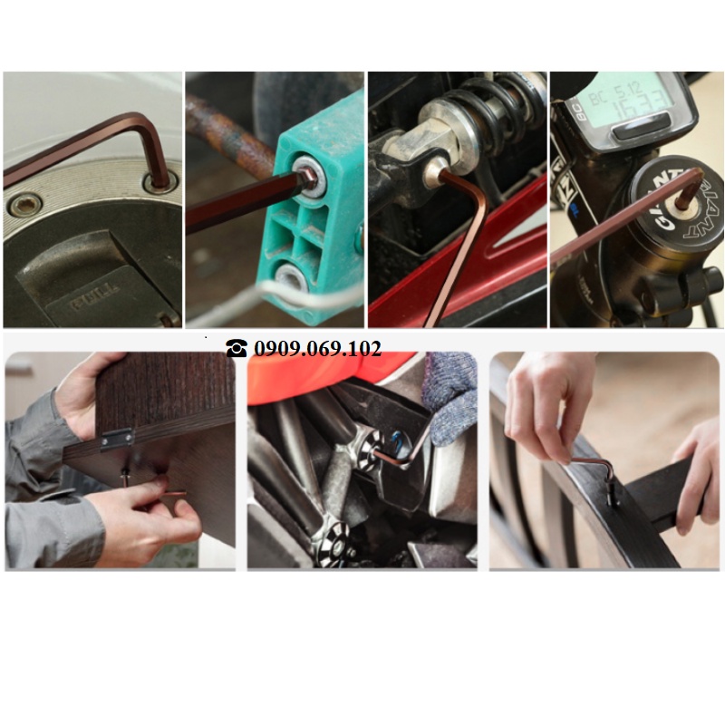Chìa lục giác bi nâu dài Crossman