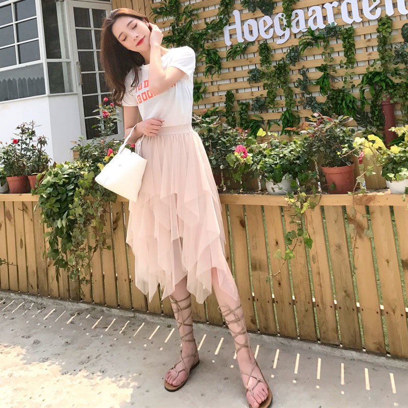 Chân Váy Voan Dài Màu Nude Siêu Xinh Hàng Qc Loại 1 Freeship, Váy Voan Công Chúa Cạp Cao Sinh Viên Có Ảnh Thật Kèm Video | BigBuy360 - bigbuy360.vn