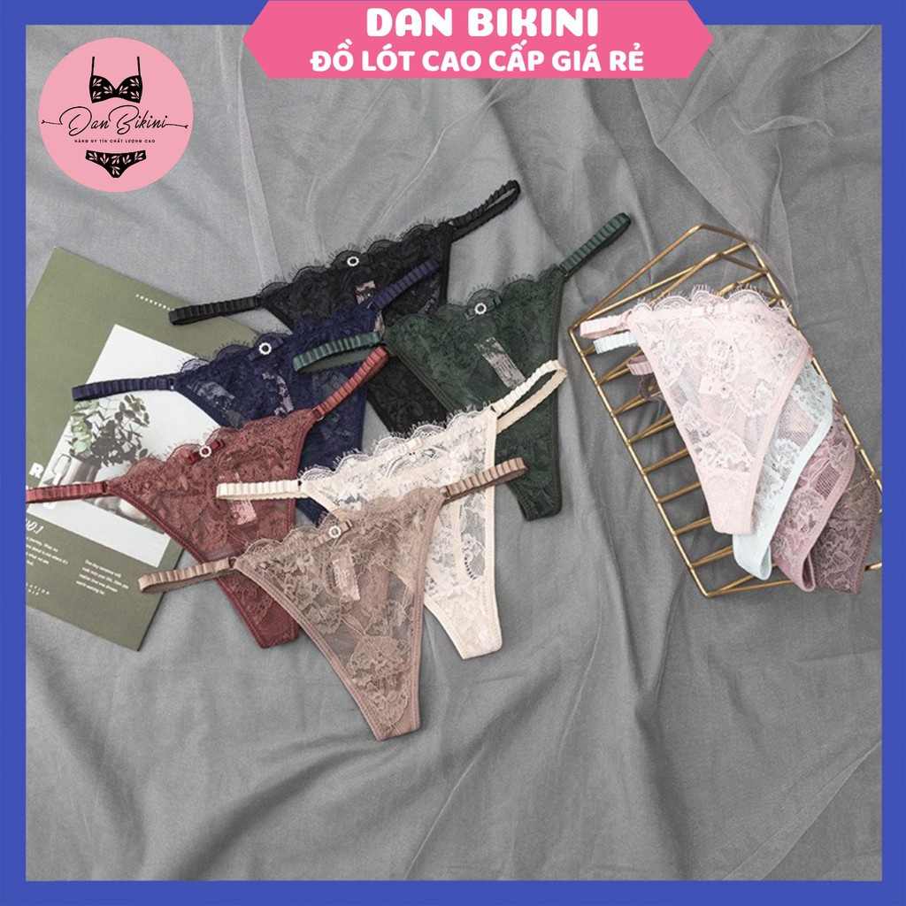 Quần Lót Nữ Ren Lọt Khe Sexy - Quần Lót Lọt Khe chun hông gợi cảm ôm dáng tạo đường cong quyến rũ mẫu 8001