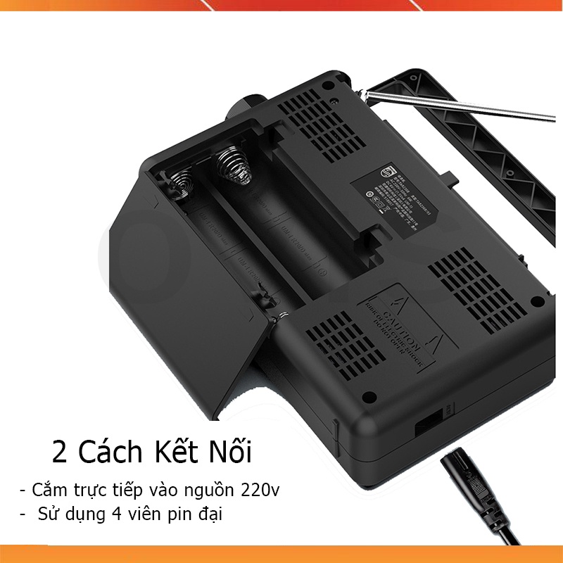 Philips TAR2368 / TAR3368 / TAR3568 - Đài Radio AM/FM/SW Cổ Điển Cỡ Lớn Dành Cho Người Già, Công Suất 6W