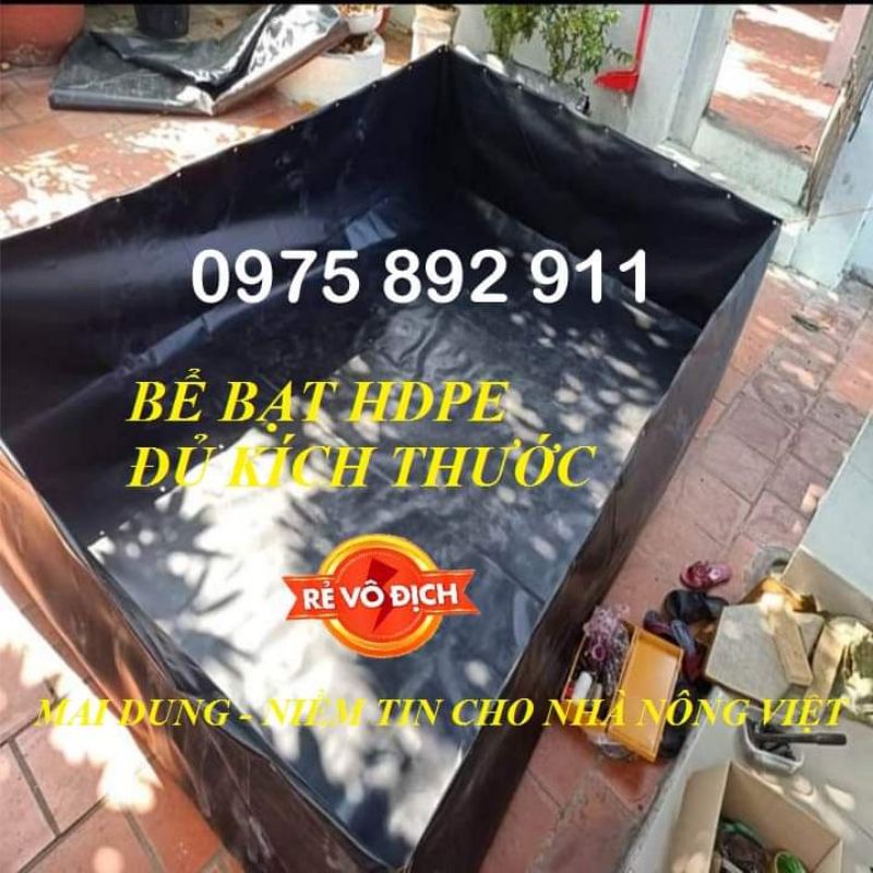 Bể bạt nuôi ốc , ếch cá - loại HDPE