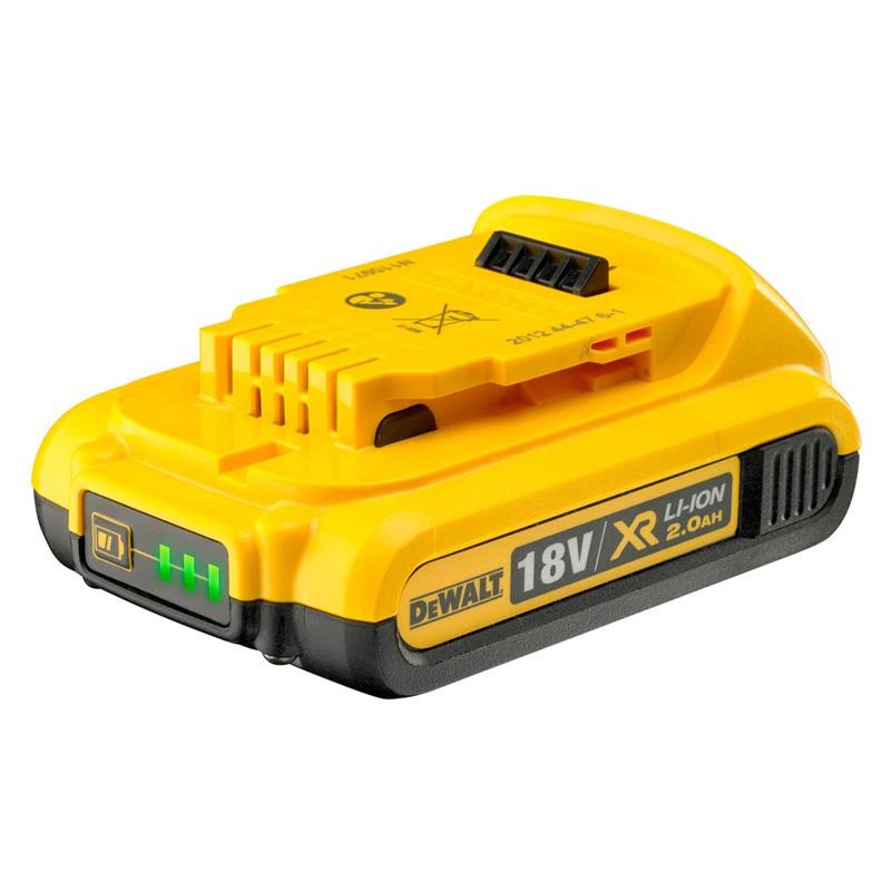 Bộ vỏ và mạch pin Dewalt 18V-20V Li-ion, 1 hàng cell, có Led báo, nhận sạc zin dùng cho máy khoan Dewalt chính hãng