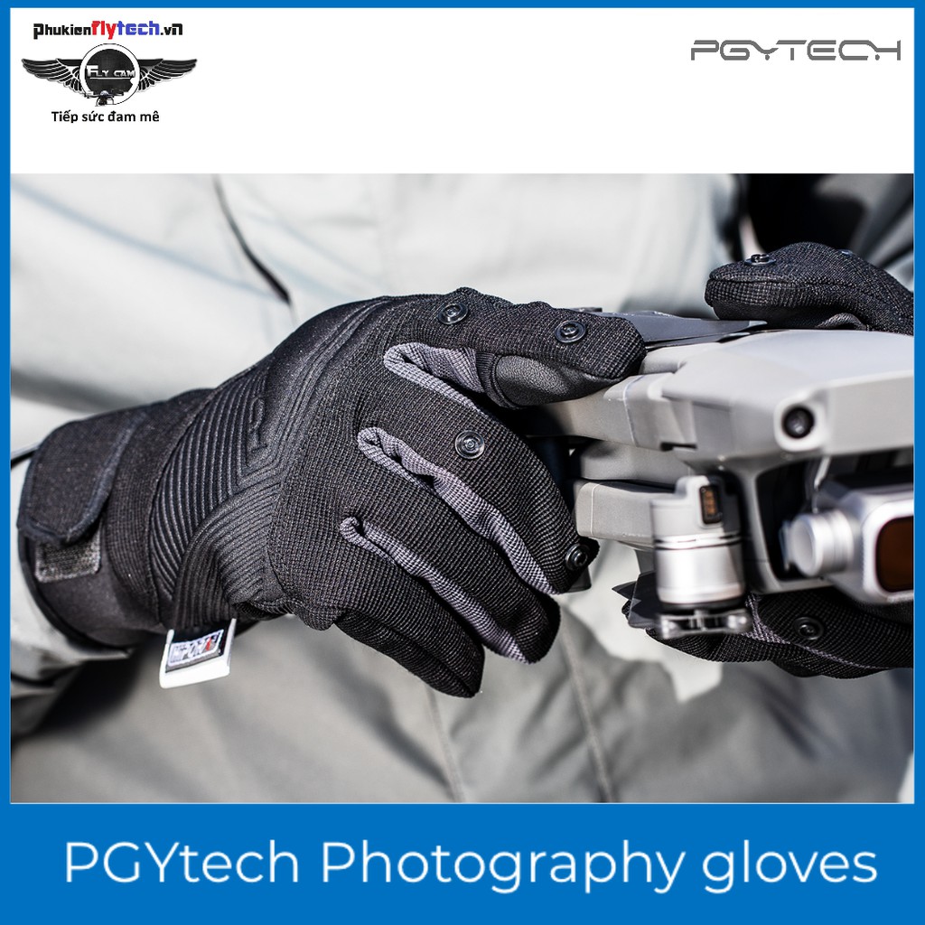 Găng tay máy ảnh – PGYtech Photography gloves - Hàng chính hãng - Bảo vệ tay trong điều kiện khắc nghiệt