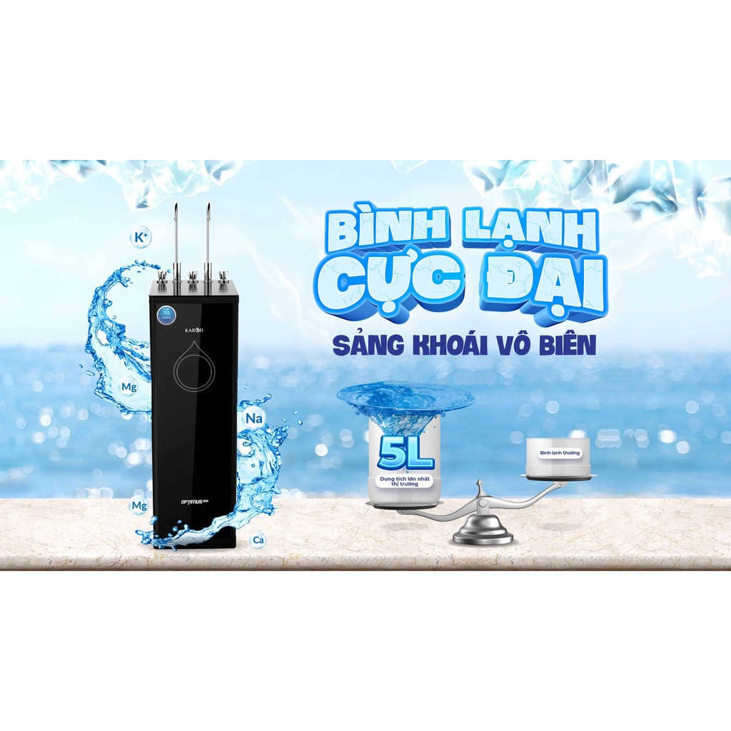 MÁY LỌC NƯỚC KAROFI OPTIMUS DUO D138