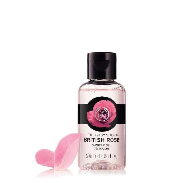 Sữa tắm dạng Gel The Body Shop British Rose Shower Gel 60ml