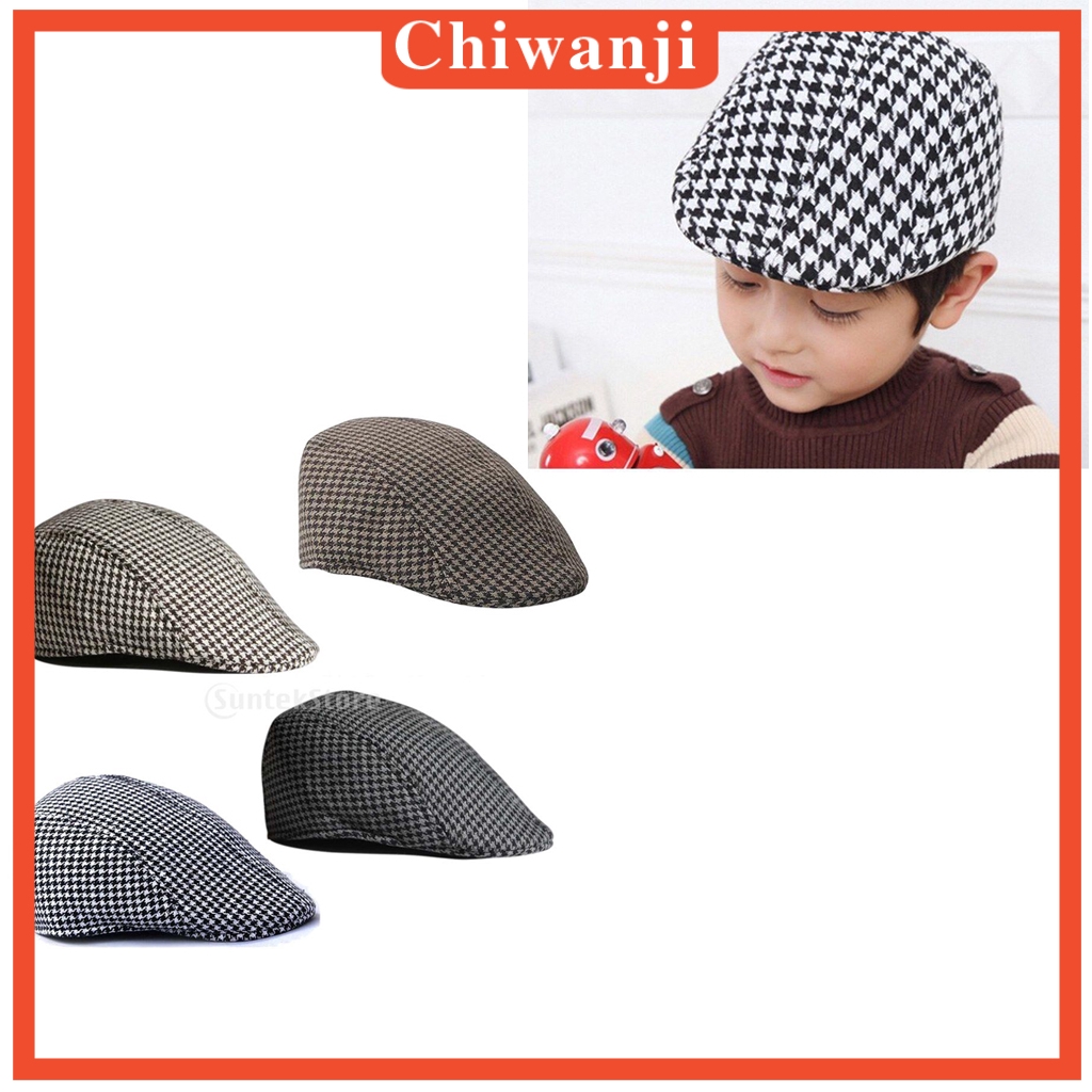 [Chiwanji] Mũ Nồi Phẳng Newsboy Baker Thời Trang Thường Ngày Cho Bé Trai