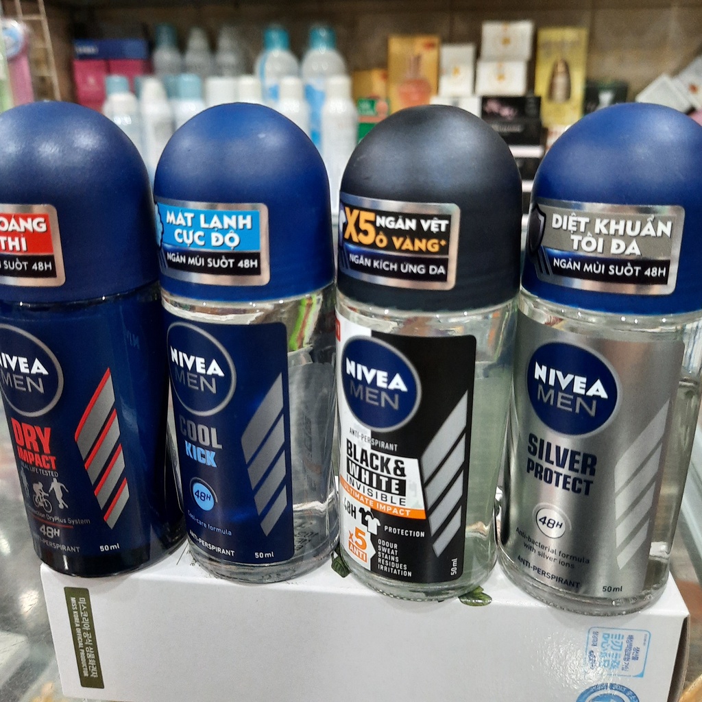 Lăn khử mùi Nivea men 50ml các loại chính hãng