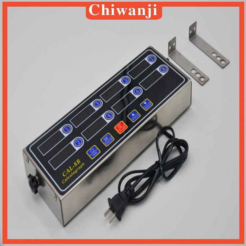 CHANNEL Đồng Hồ Đếm Ngược Thời Gian Nấu Ăn 8 Kênh Cal-8B