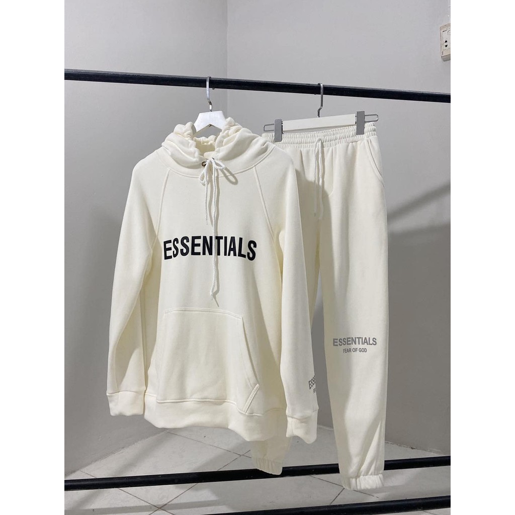 ÁO KHOÁC NỈ HOODIE ESSENTIAL ĐỦ MÀU - GIN STORE