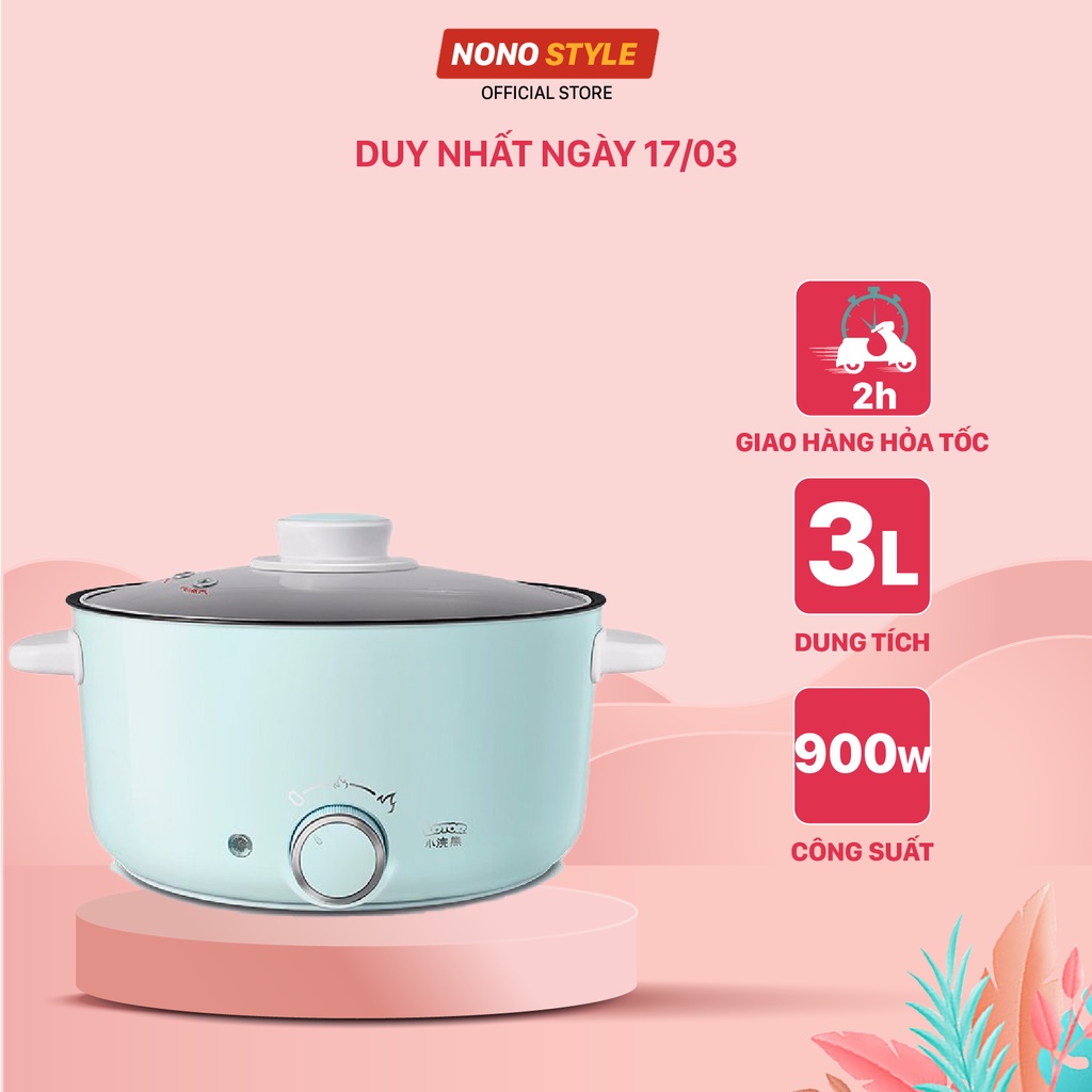 [Mã ELHADEV giảm 4% đơn 300K] Nồi Điện Đa Năng Chống Dính Lotor 30C 3 Lít, Bảo Hành 12 Tháng