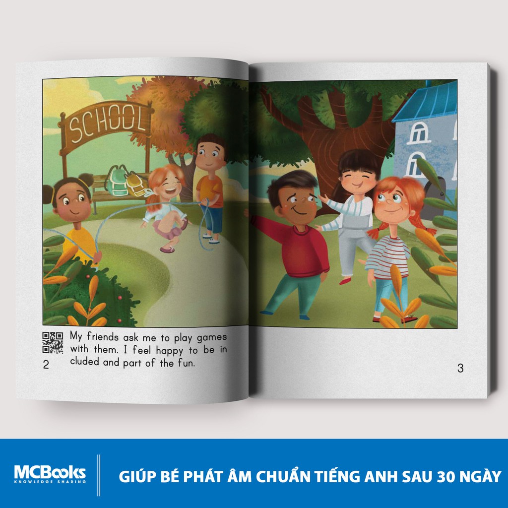 Sách - Giỏi Tiếng Anh - Vui Ứng Xử Feeling Happy - MCBooks