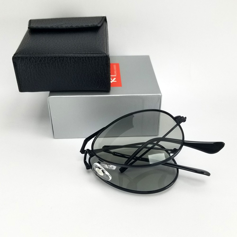 Kính mát nam gấp đổi màu nam dùng cả ngày và đêm, tròng trong suốt - Bảo hành 12 tháng - Đạt chuẩn UV400 - Giá sỉ