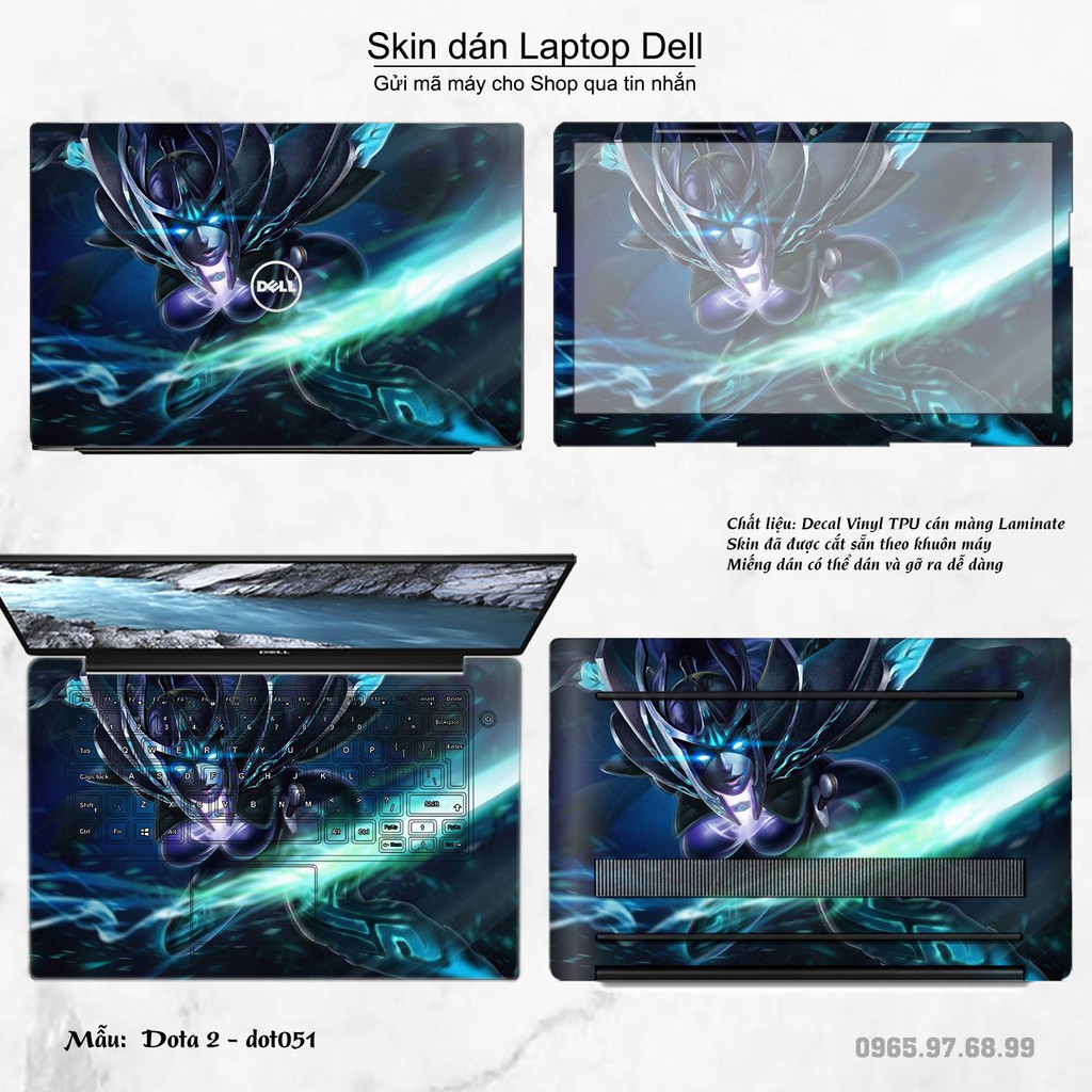 Skin dán Laptop Dell in hình Dota 2 _nhiều mẫu 9 (inbox mã máy cho Shop)