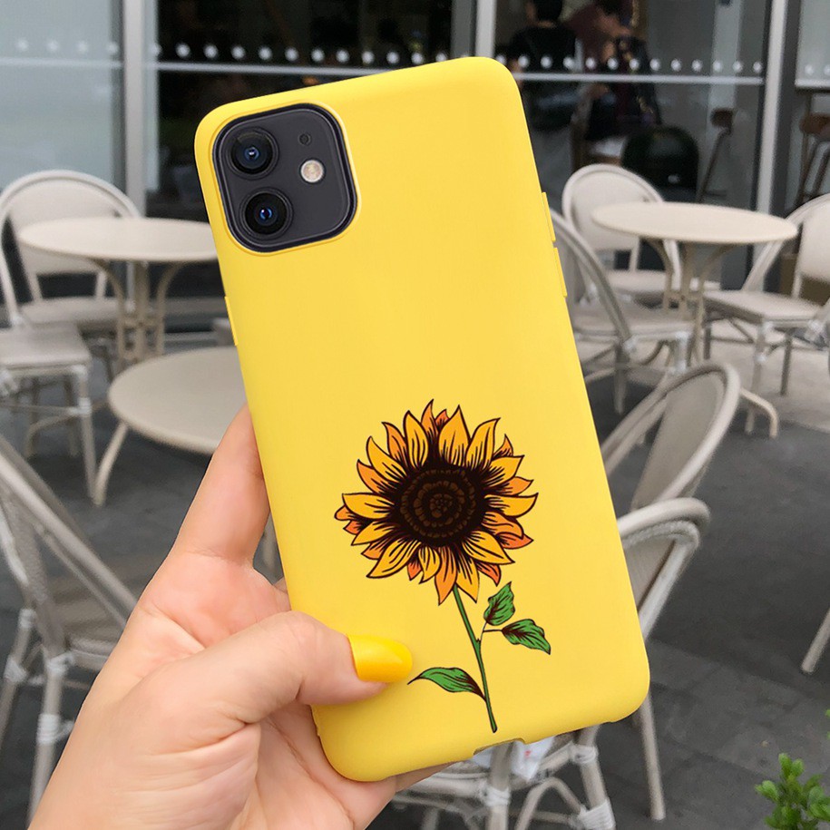 Ốp điện thoại dẻo họa tiết bông hoa xinh xắn thời trang thích hợp cho IPHONE 6 6S PLUS 7 8 SE 2020 SE 6PLUS 7PLUS 8PLUS