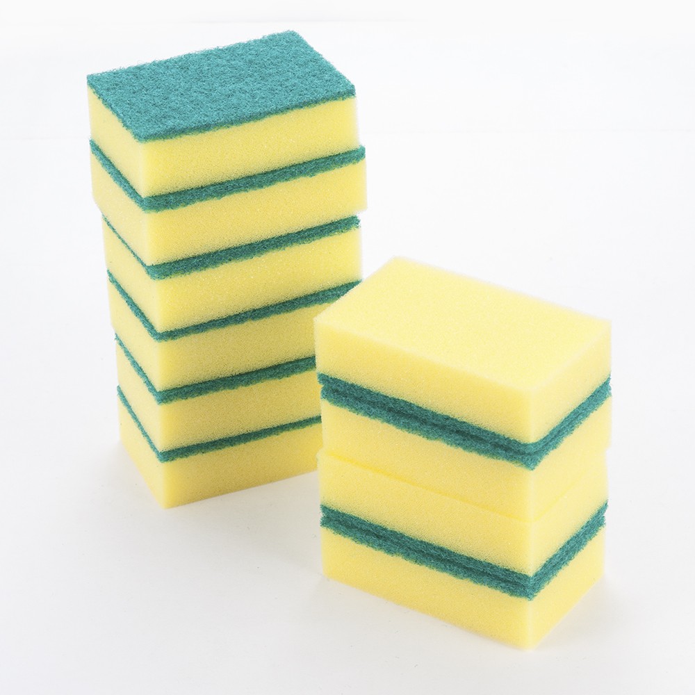 Set 10 Miếng Bọt Biển Rửa Chén Tiện Dụng