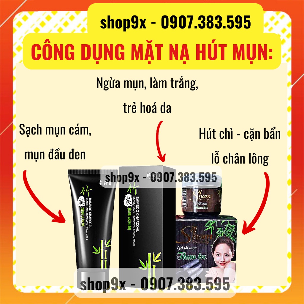 Mặt Nạ Hút Mụn Than Tre - Trắng Da Sạch Mụn