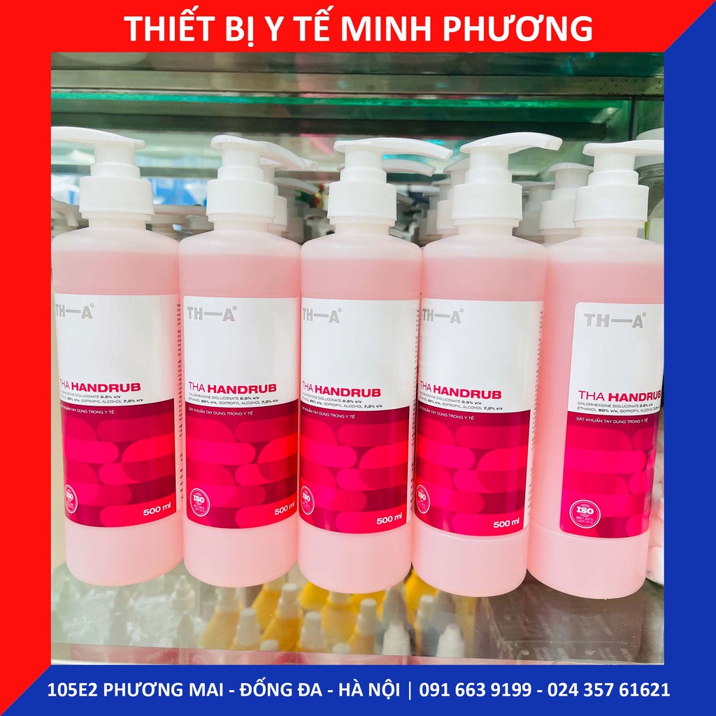 [CHÍNH HÃNG] Dung dịch rửa tay sát khuẩn nhanh THA chai 500ml, 1L, 5L