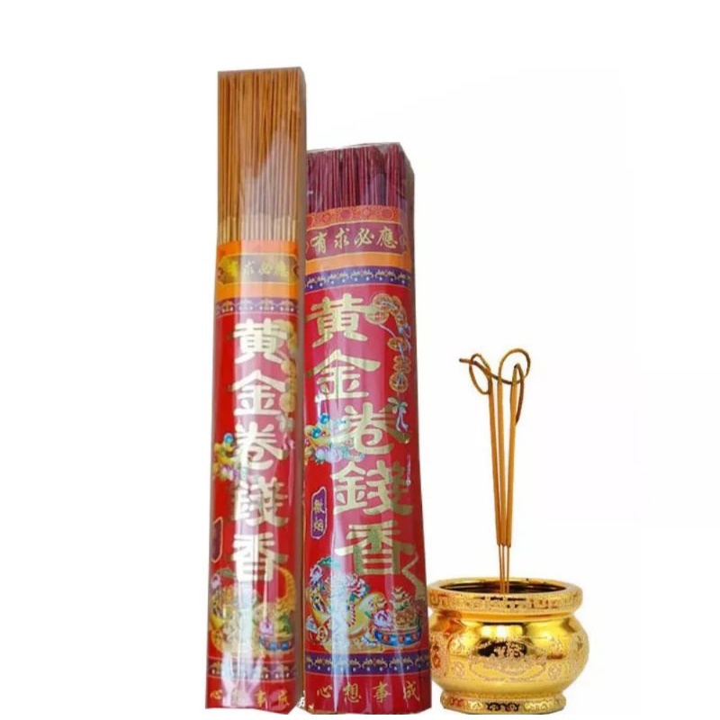 SALE Nhang Thần Tài, Nhang Cuốn Tàn Vàng
