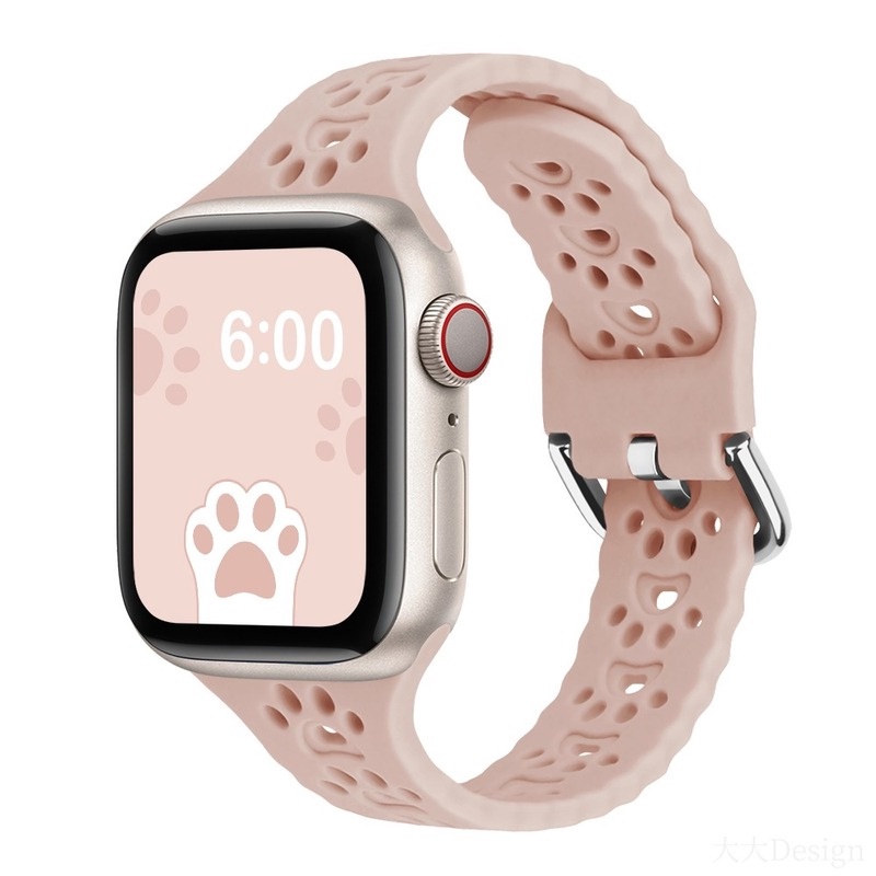 Dây Đeo Đồng Hồ Apple 49mm 41MM 45MM 44mm 40mm 38mm 42mm 45 41MM i-Watch ultra 8 7 6 5 4 3 SE Bằng Silicon Mềm Thoáng Khí