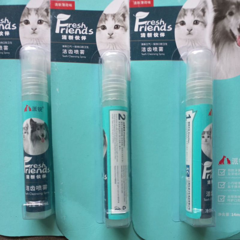 Xịt thơm miệng chó mèo 14ml