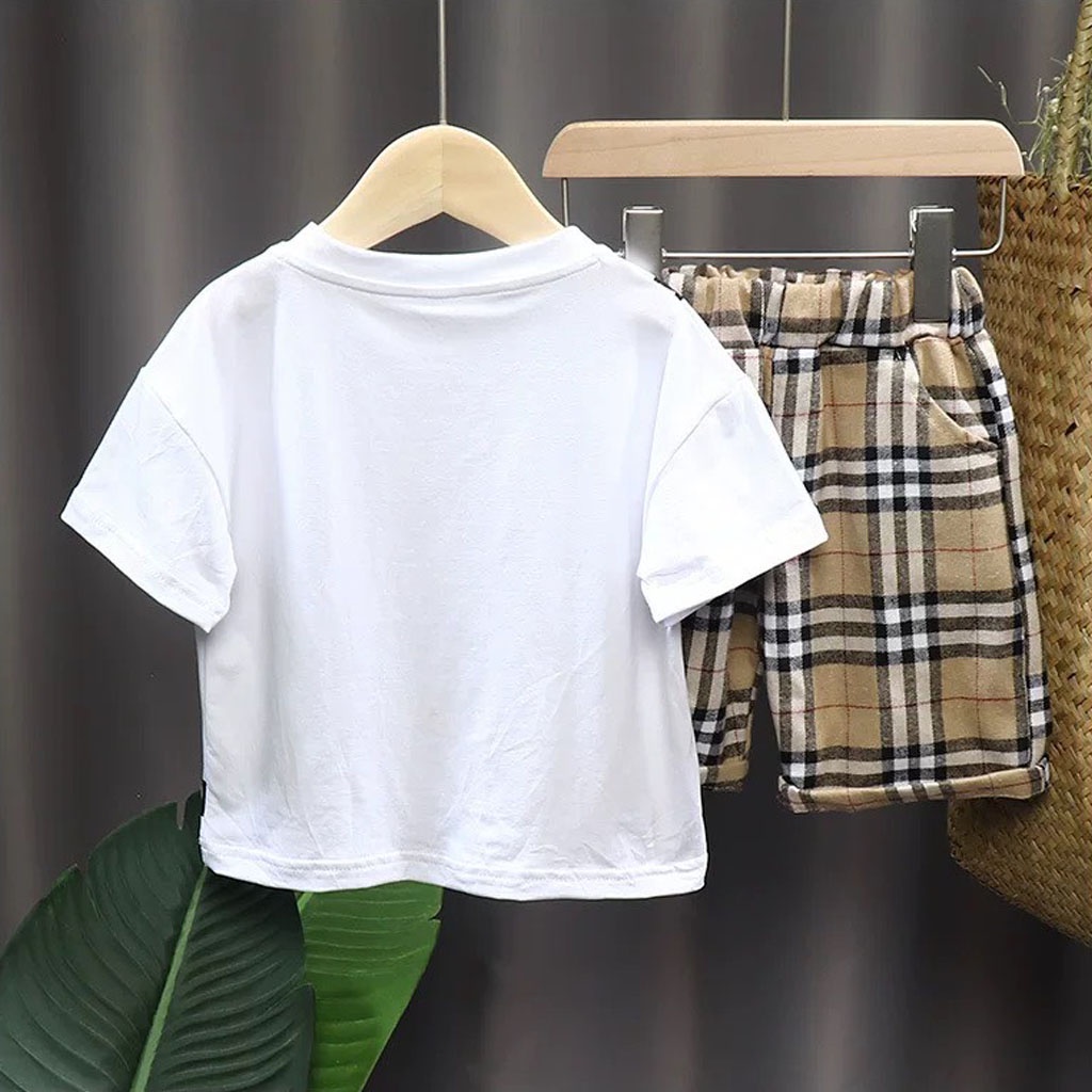 Bộ Quần Áo Bé Trai, Bộ Cộc Tay Cho Bé Chất Cotton In Hình Túi Cho Bé Từ 7-18 kg - LILA KIDS