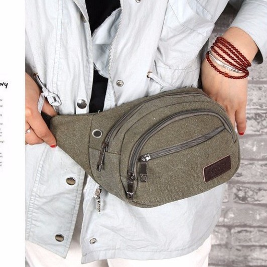 Túi Đeo Bụng, Túi Đeo Hông Đeo Chéo 3 Ngăn Wanfuniao Chất Liệu Vải Dày Bền Chống Trầy Xước Có Nhiều Ngăn Đựng | BigBuy360 - bigbuy360.vn