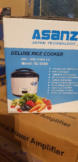 Nồi cơm điện Asanzo 3.2 lít - RC30AB | BigBuy360 - bigbuy360.vn