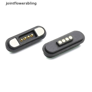 jointflowersbling Magnetic Connector 4 Pole Pogopin Male Female Spring Loaded Waterproof Pad JLG