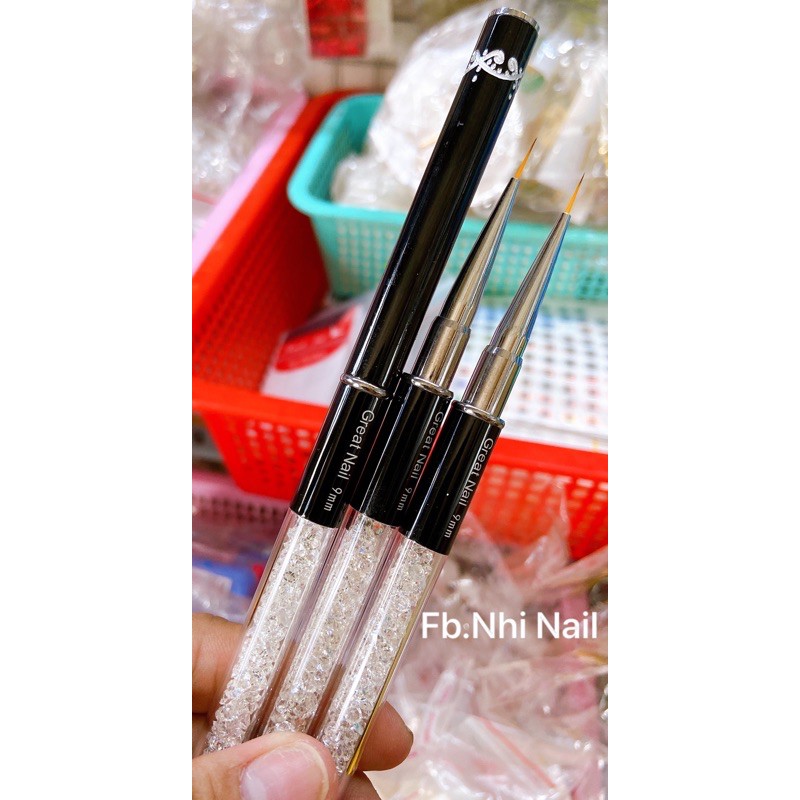 Cọ râu cán đá 9mm