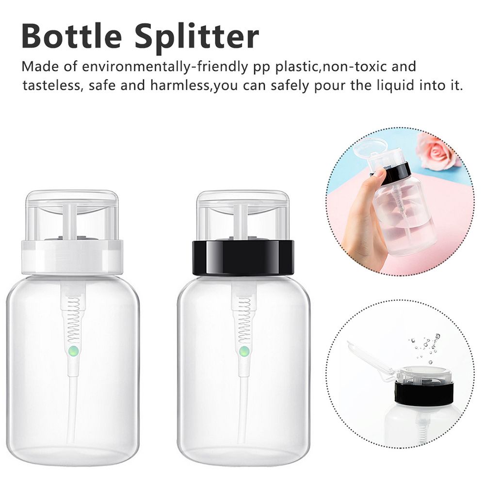 Chai nhựa dạng nhấn đựng mỹ phẩm mang theo du lịch tiện lợi