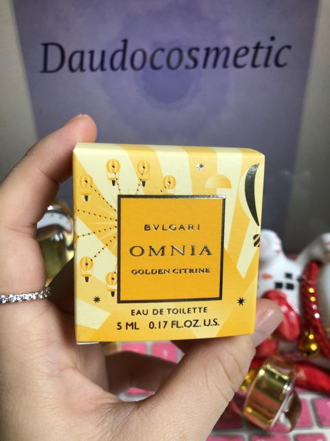[ mini ] Nước hoa Bvlgari Omnia Golden Citrine EDT 5ml | Thế Giới Skin Care