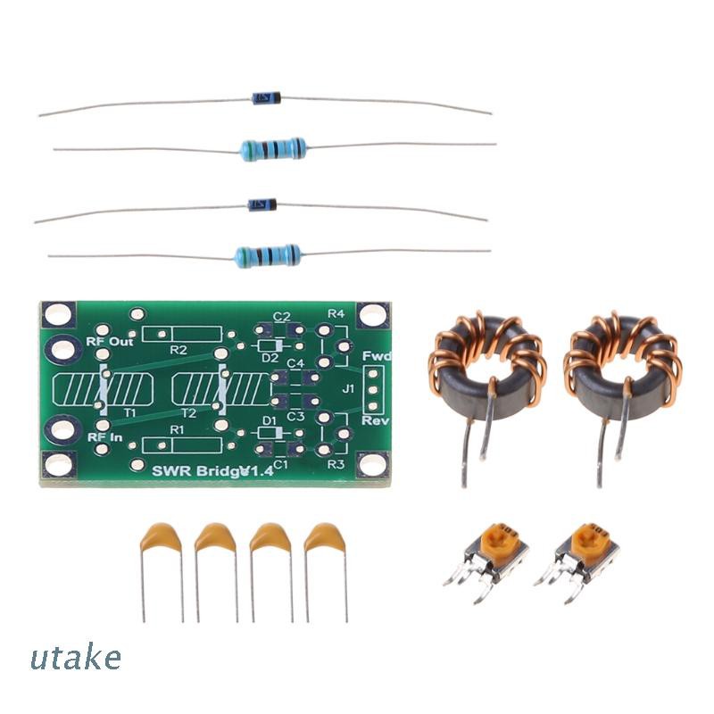 Utake 1.8M-30MHz Swr_bridge_1.4 Assembled DIY Electronic Components Reflection Bridge for RF