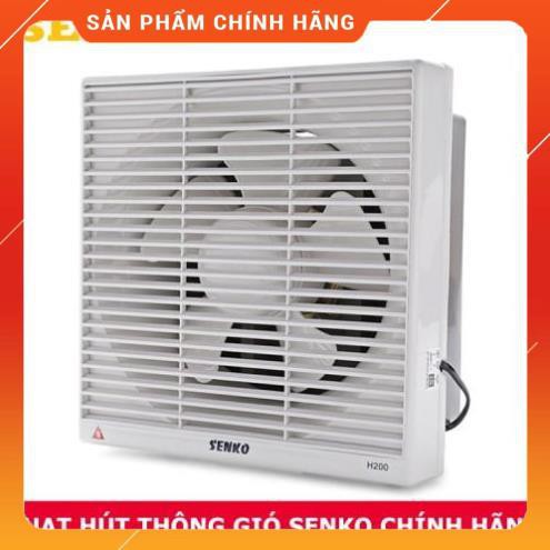 [ Hỏa tốc 1-2H] Quạt hút H200 Senko/ Quạt hút gió senko H200/ Quạt gió senjo H200-Chính hãng, BH 12 
