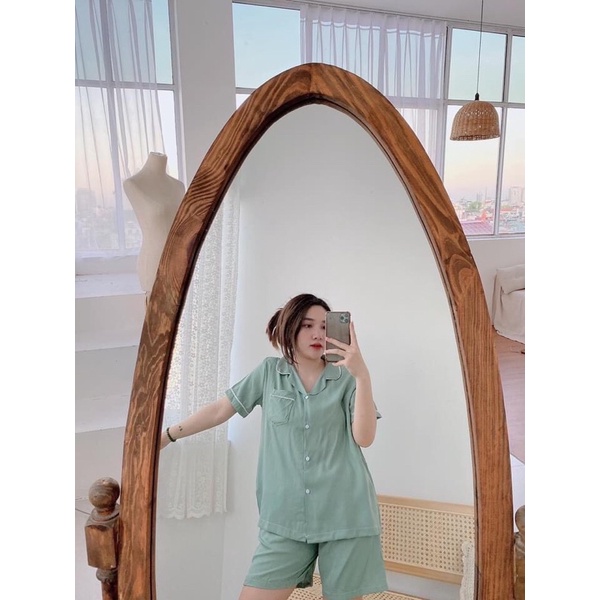 ⚡️BÁN SỈ⚡️Bộ pijama cộc tặng kèm scrunchies