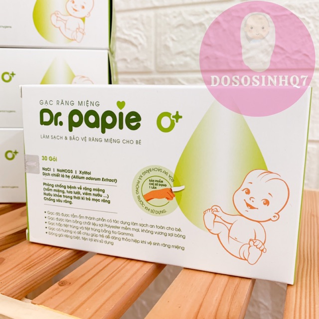 GẠC RƠ LƯỠI DR PAPIE - HỘP 30 MIẾNG