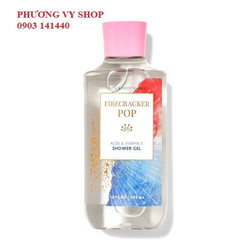 Gel tắm hương nước hoa BBW FIRECRACKER POP