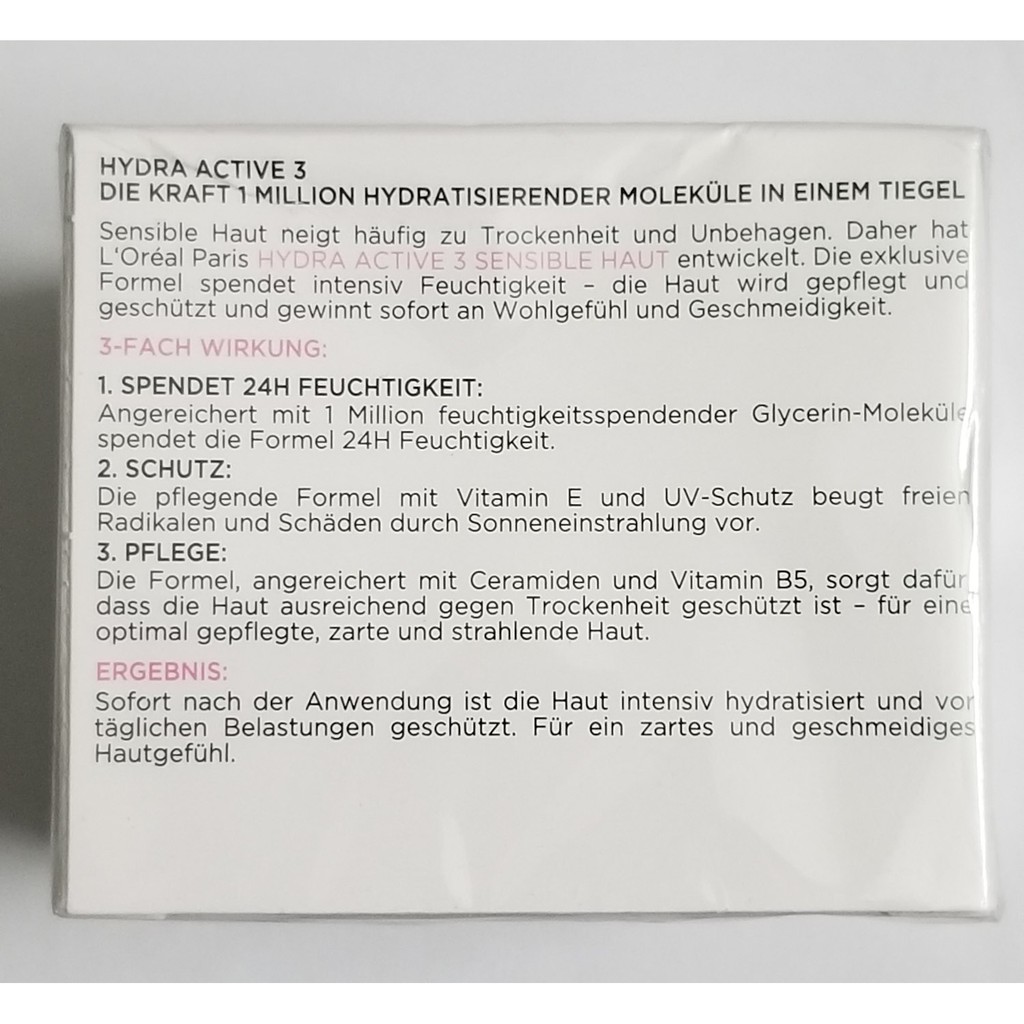 KEM DƯỠNG DA LOREAL HYDRA ACTIVE 3 TAG 24H BAN NGÀY