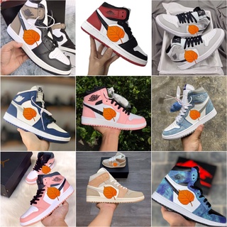 Giày thể thao jordan đen trắng cổ cao [full box+bill] giày jordan 1 cổ cao nam nữ đủ màu đủ size hàng cao cấp
