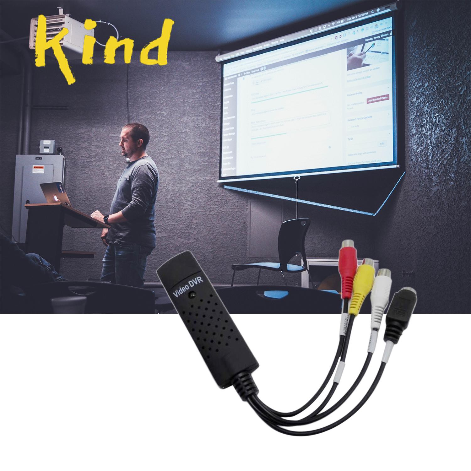 Bộ Chuyển Đổi Âm Thanh Hình Ảnh Usb 2.0 Màu Đen | BigBuy360 - bigbuy360.vn