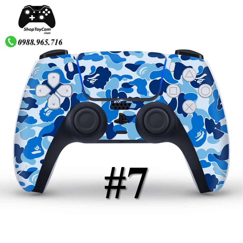 Miếng Dán, Skin Dán Cao Cấp Bảo Vệ Tay Cầm Sony DualSense 5 PS5 / PlayStation 5 Hàng Xịn Cực Đẹp | TOP BÁN CHẠY