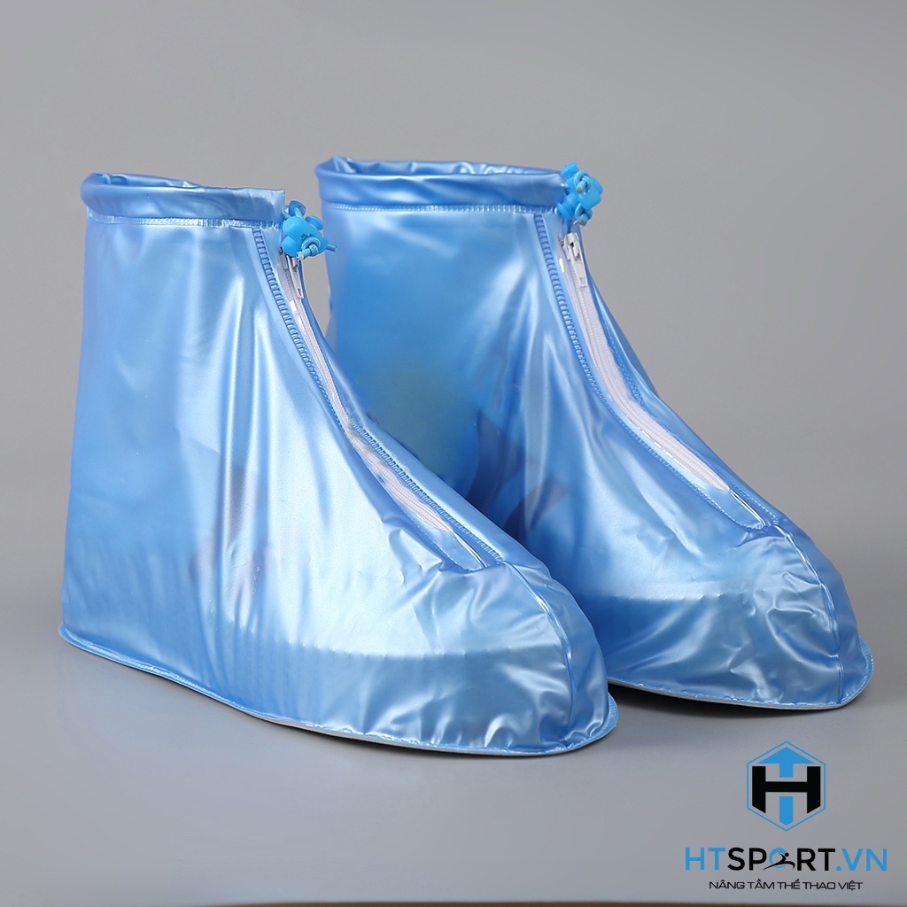 Giày Đi Mưa Nam Nữ, Ủng Đi Mưa Silicon Bảo Vệ Giày Chống Thấm Nước, Đế Cao Su Chống Trượt