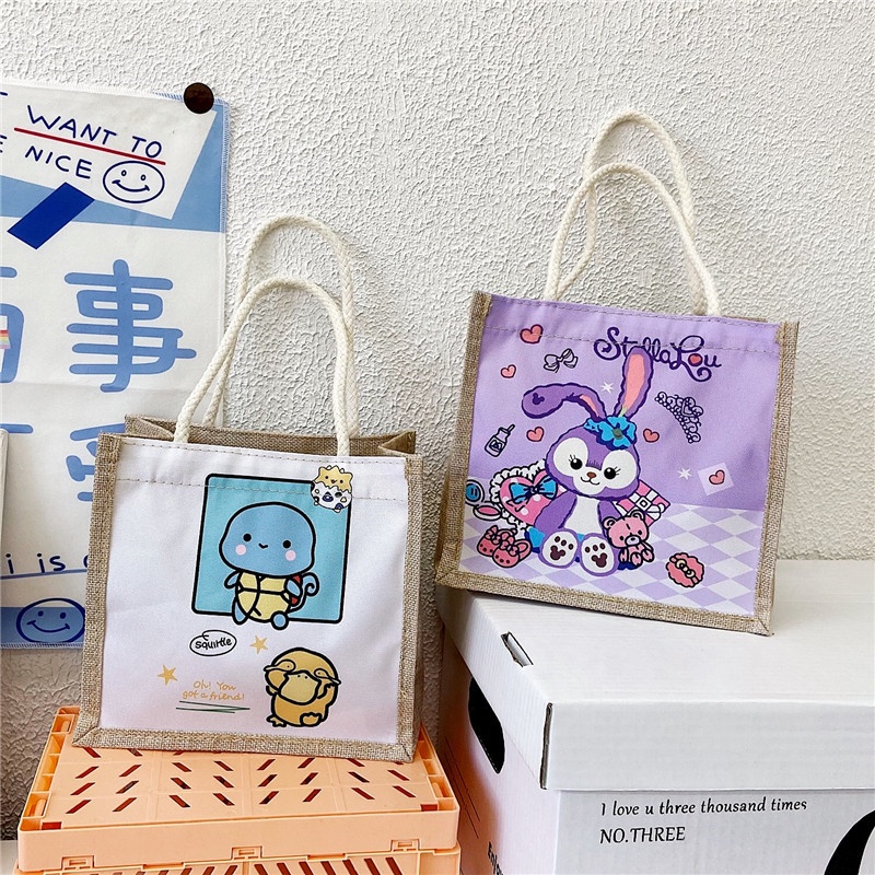 Túi Vải Cầm Tay In Họa Tiết Thời Trang Cho Nữ