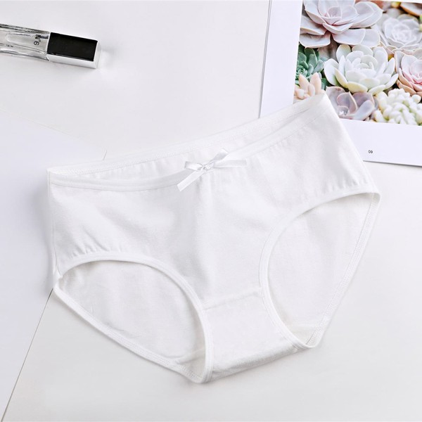 [ Free Ship - Được Chọn Màu ] Quần Lót Cotton Đính Nơ Nhiều Màu Đẹp