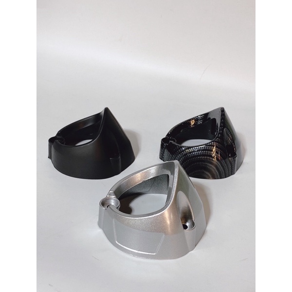 Chụp đít pô Ex150 Exciter 150 màu Carbon, đen nhám, bạc.